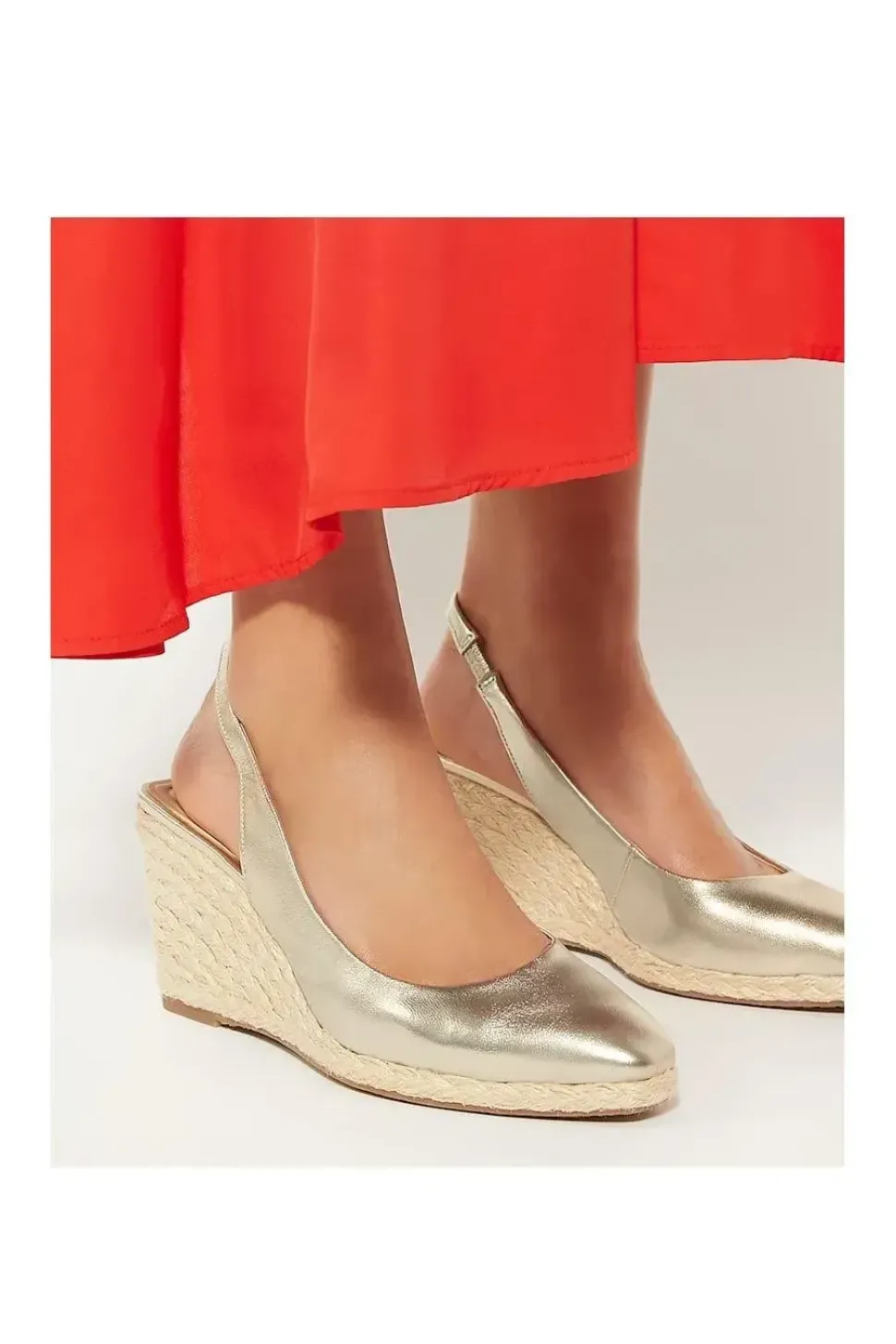 'Cadance' Leather Wedges
