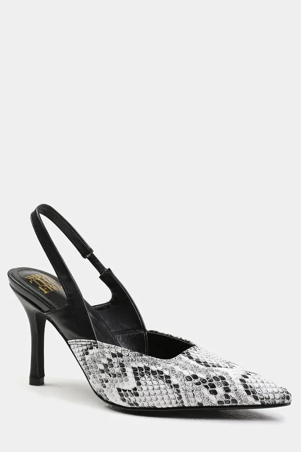 'Cairo' Pointed Toe Slingback Mid Heels