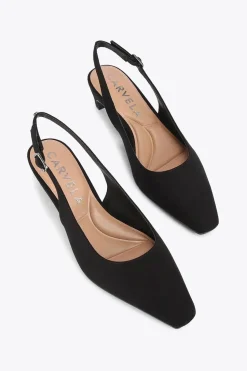 'Carina Sling' Fabric Heels