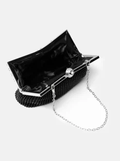 'Caroline' Crystal Embellished Evening Clutch Bag