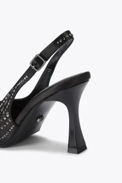 'Catwalk Sling' Fabric Heels