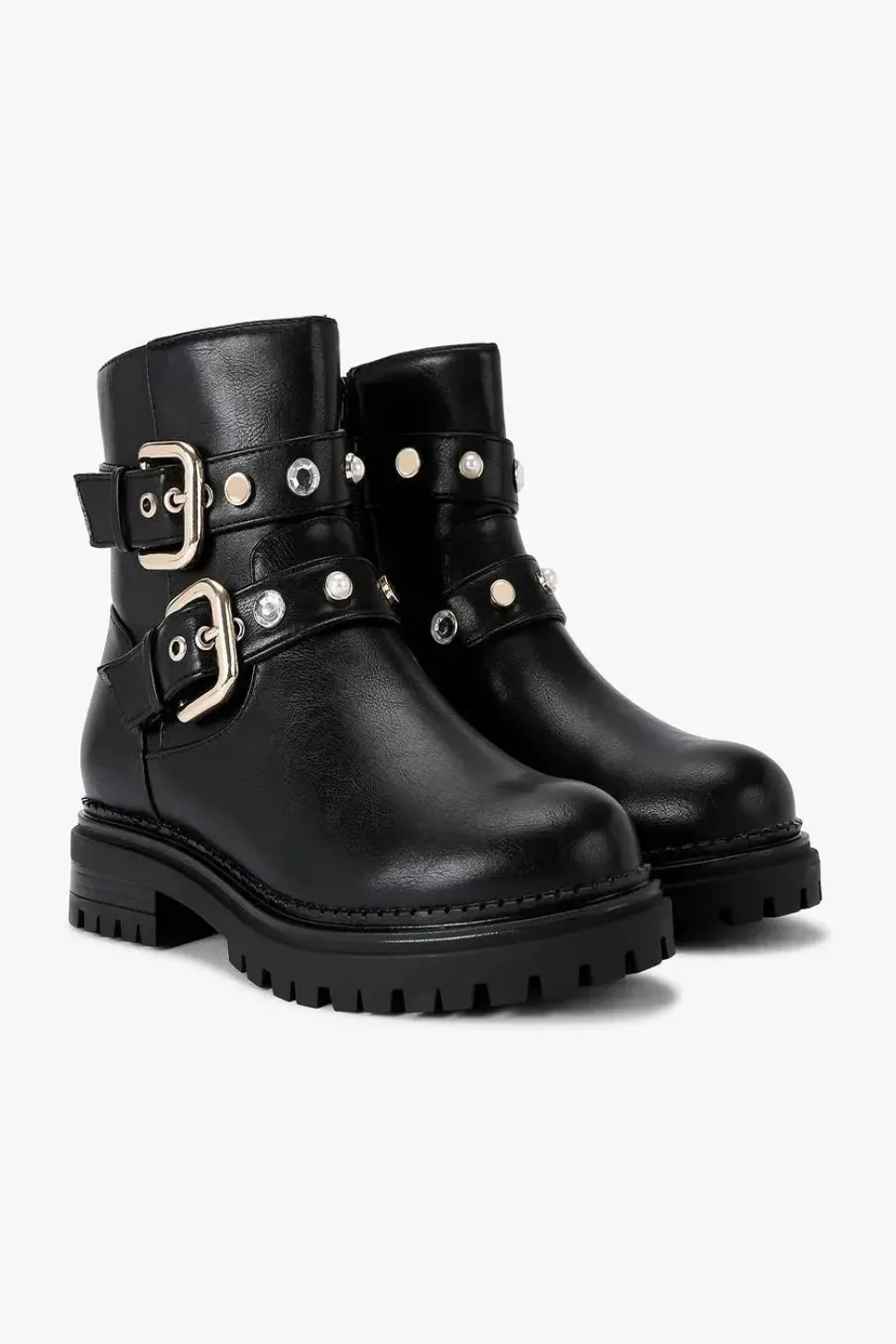 'Caution Biker Jewel' Boots