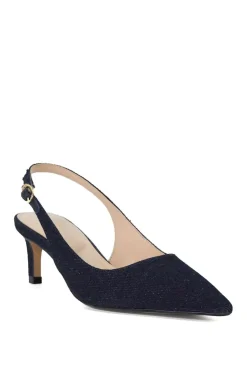 'Celinna' Denim Strappy Heels