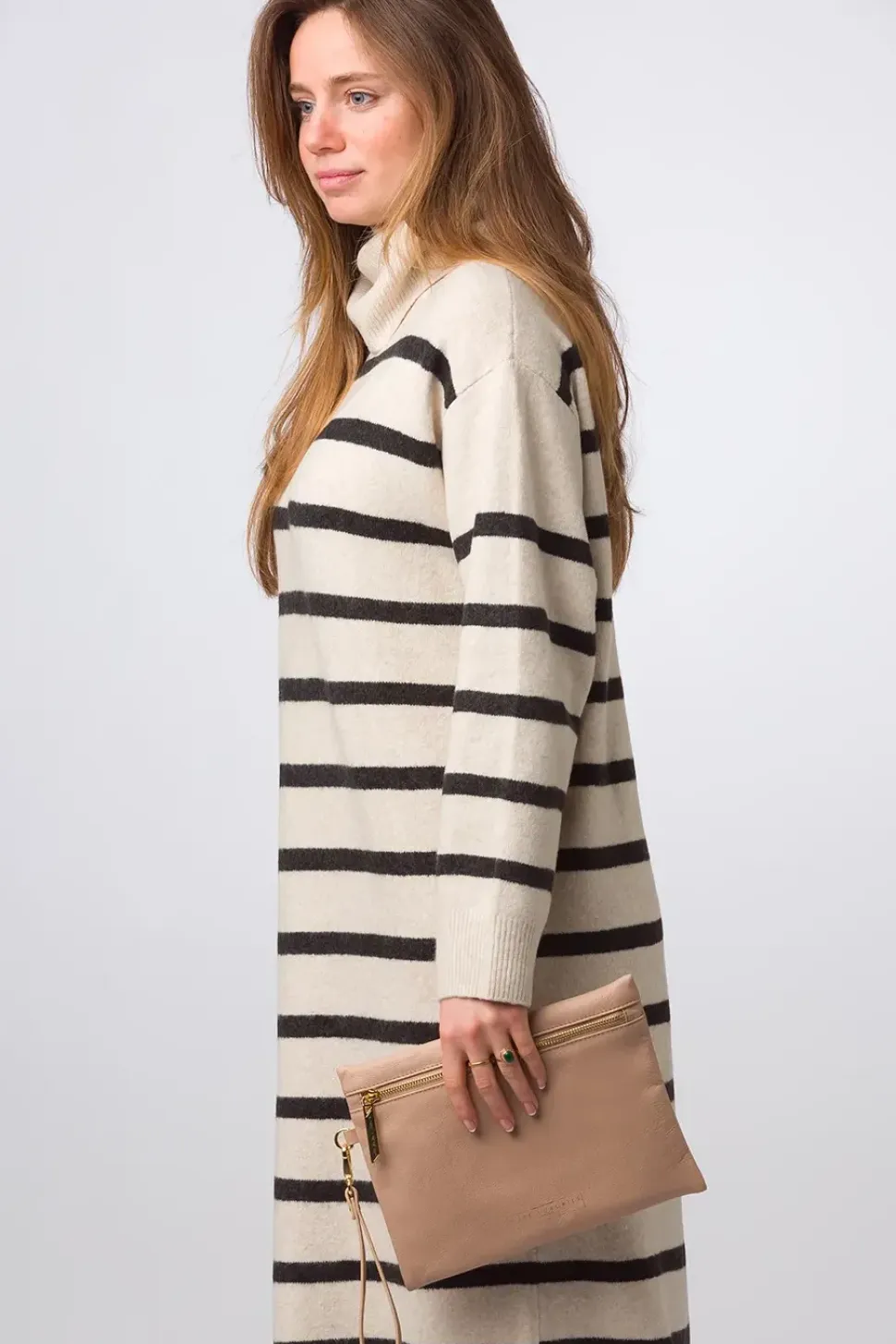 'Chalfont' Leather Clutch Bag