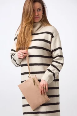 'Chalfont' Leather Clutch Bag