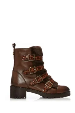 'Channie' Leather Ankle Boots