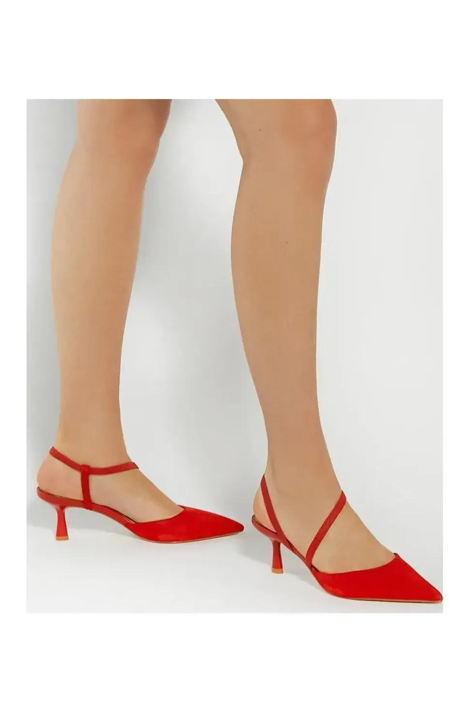 'Citrus' Suede Strappy Heels