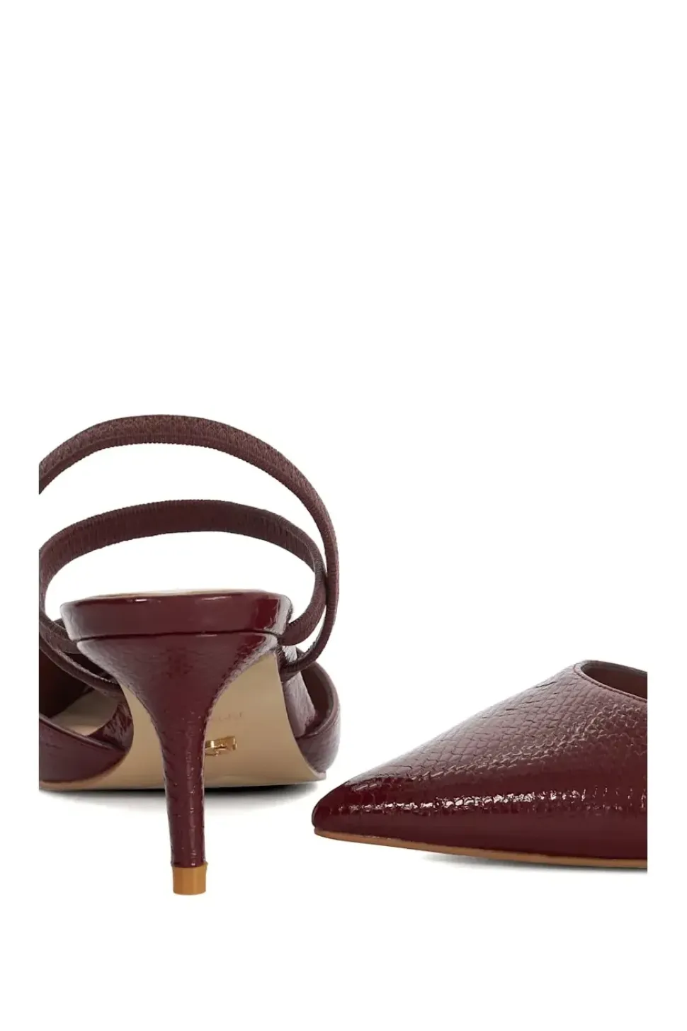 'Classical' Leather Strappy Heels