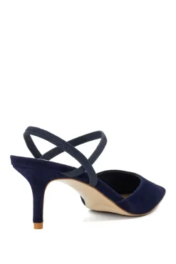 'Classical' Suede Strappy Heels