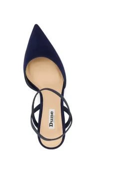 'Classical' Suede Strappy Heels
