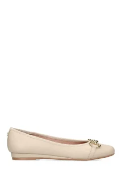 'Click Ballet' Leather Flats
