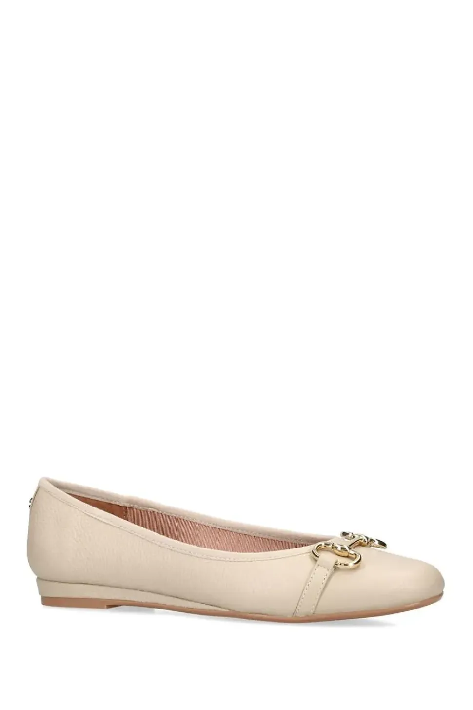 'Click Ballet' Leather Flats