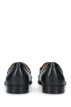 'Click' Leather Flats