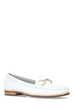 'Click' Leather Flats