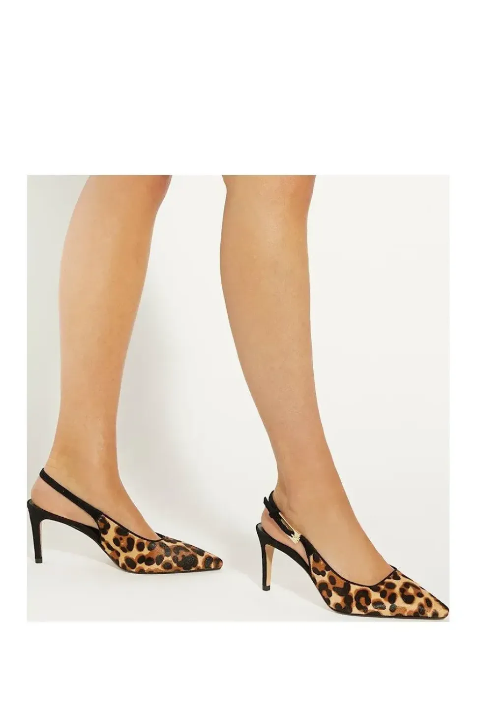 'Closed' Leather Strappy Heels