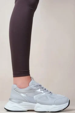 'Coach' Chunky Sole With Mesh Detail Trainer