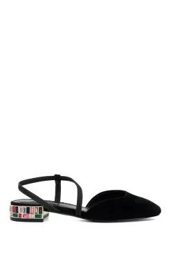 'Collectable' Suede Court Shoes