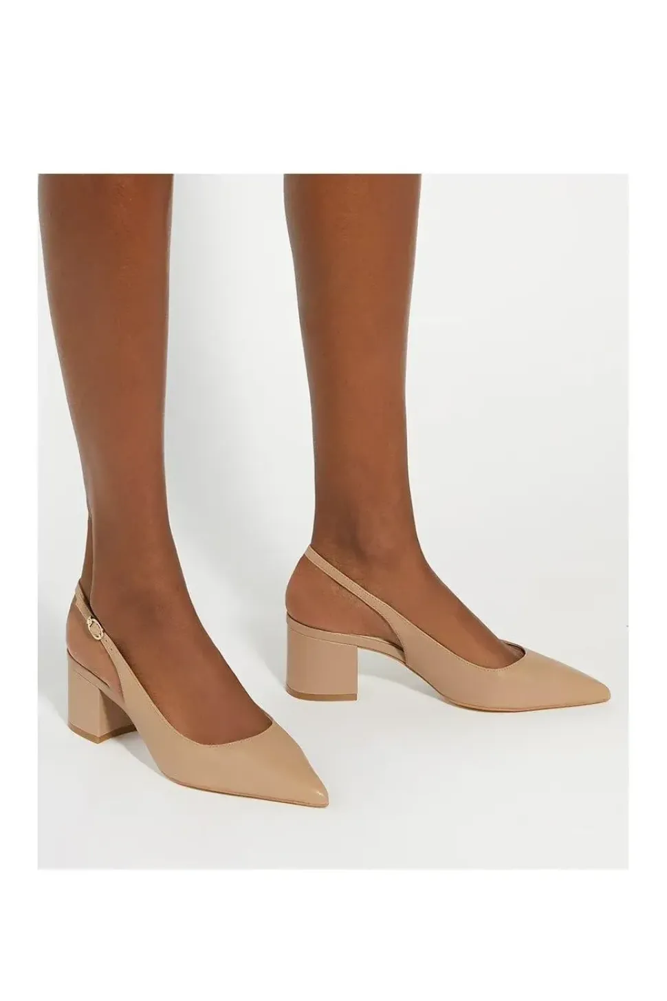 'Compelled' Leather Strappy Heels