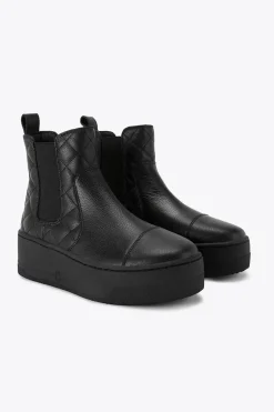 'Connected Chelsea' Leather Boots