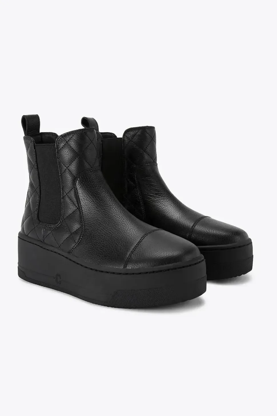 'Connected Chelsea' Leather Boots