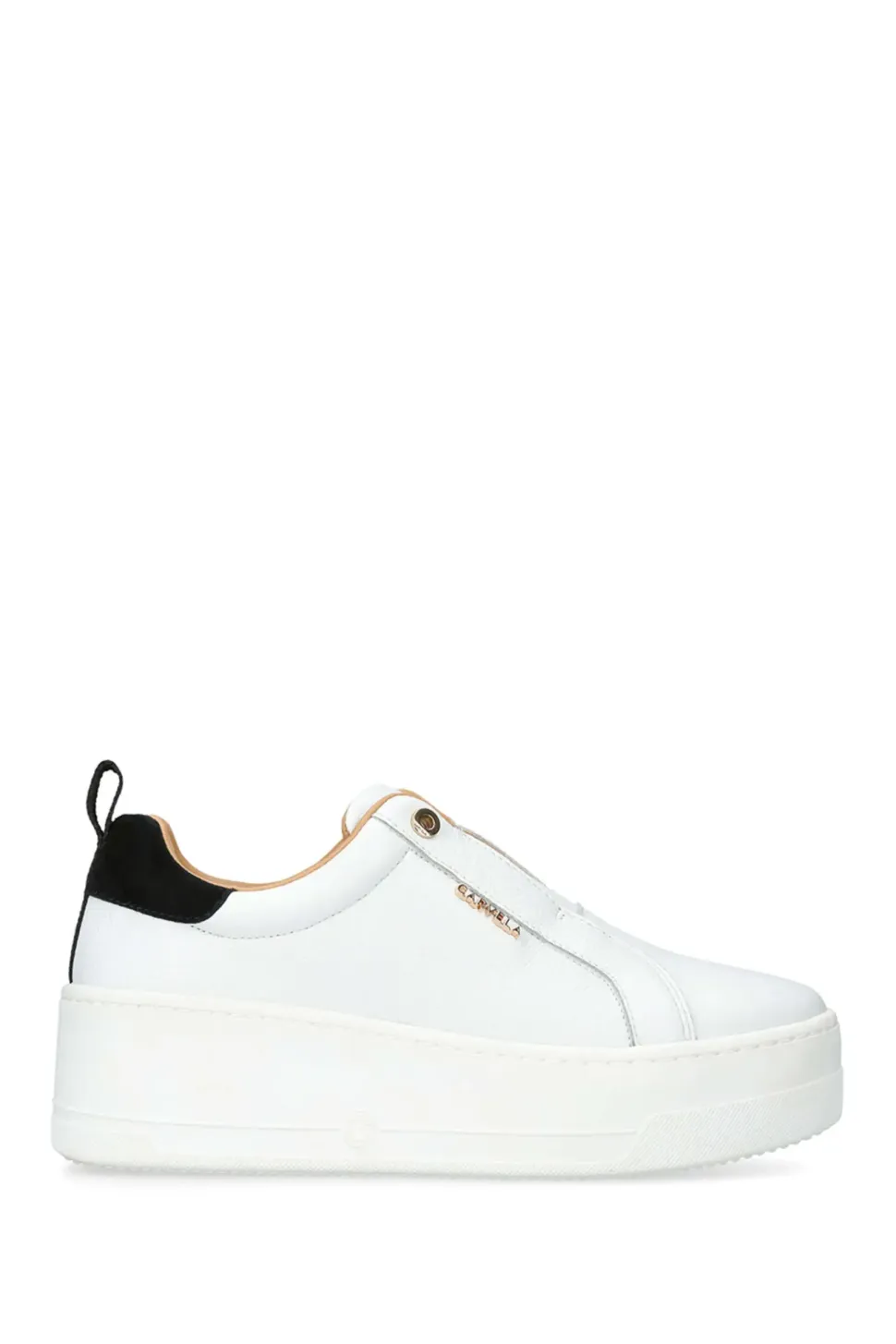 'Connected Laceless' Leather Trainers
