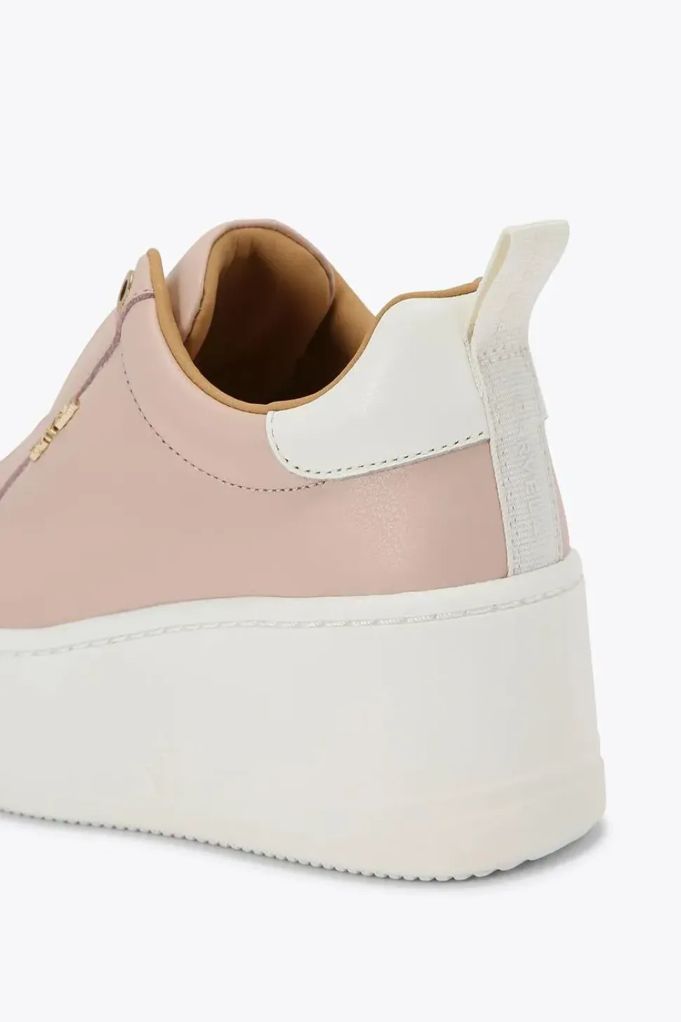 'Connected Laceless' Leather Trainers