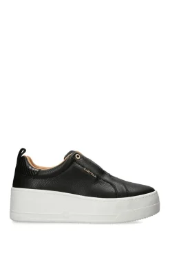 'Connected Laceless' Leather Trainers