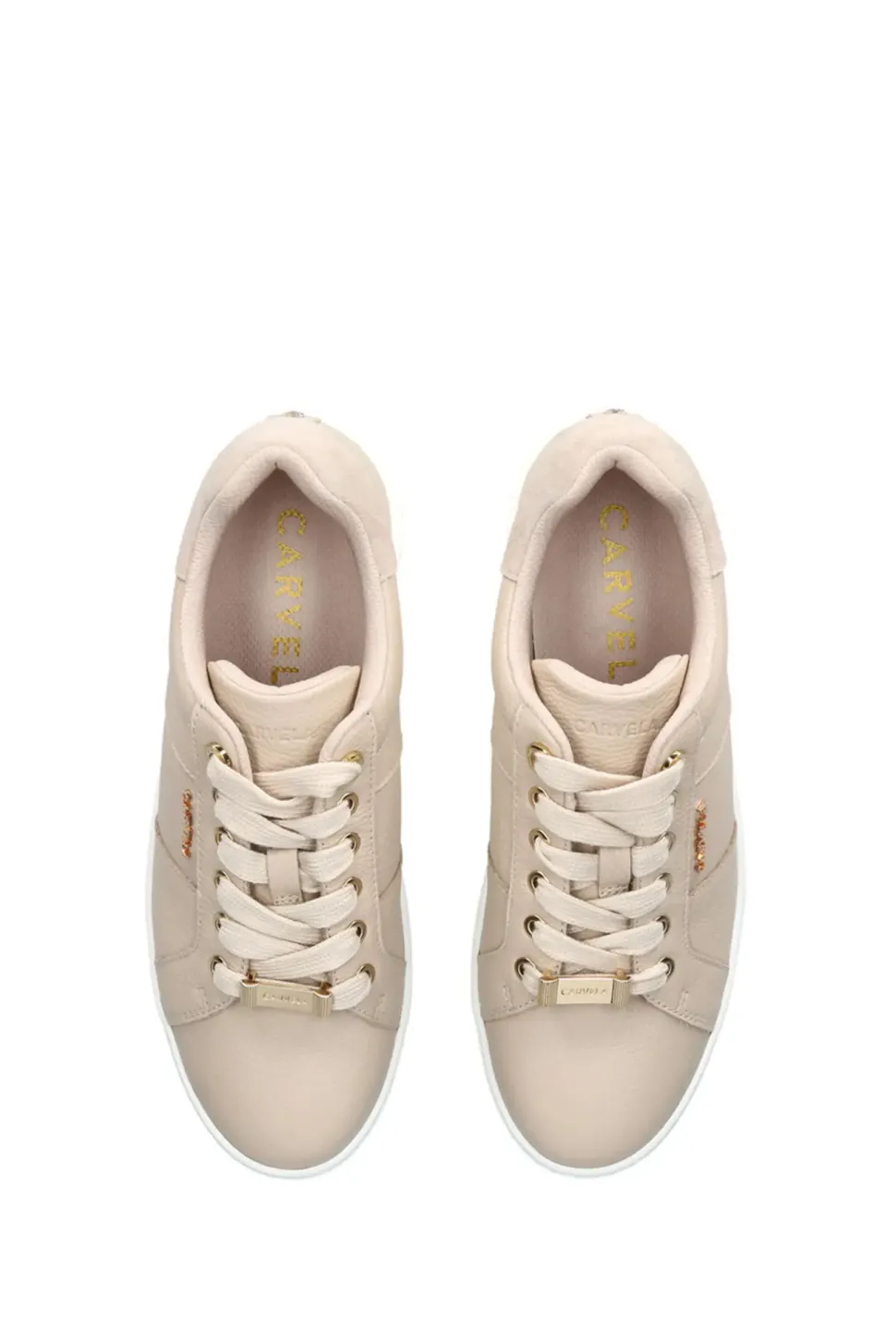 'Connected' Leather Trainers