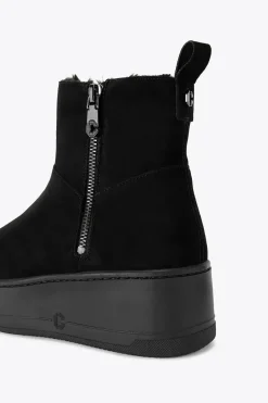 'Connected Zip Chelsea' Suede Boots