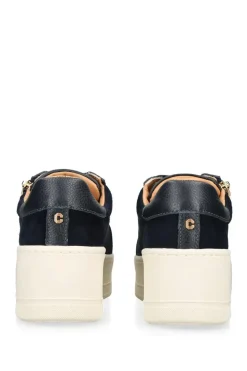 'Connected Zip' Leather Trainers