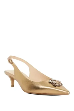'Context' Leather Strappy Heels