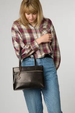 'Coral' Leather Handbag