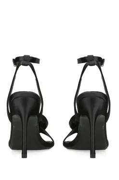 'Corsage Sandal 100' Satin Heels