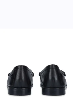 'Crackle' Leather Flats