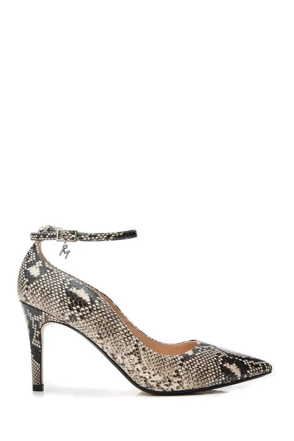 'Cristel' Snake Print Court Shoes