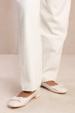 'Croatia' Wide Fit Pump With Bow Detail
