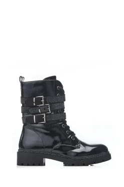 'Cyrus' Patent Ankle Boots