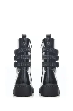'Cyrus' Patent Ankle Boots