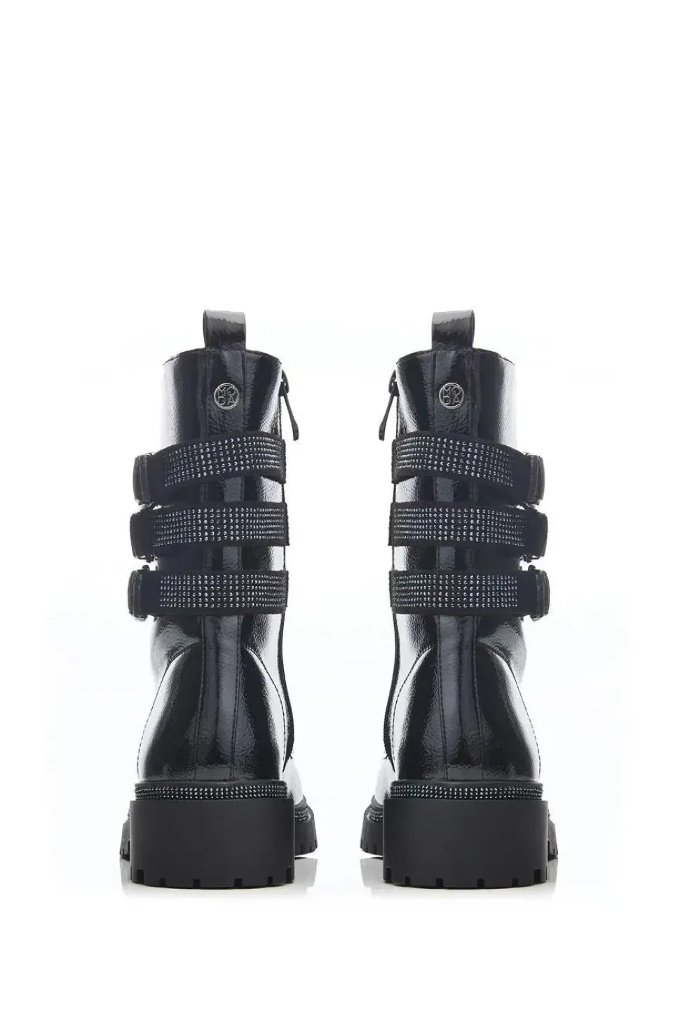 'Cyrus' Patent Ankle Boots