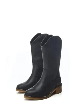 'Dana' Leather Heeled Boots
