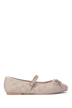 'Diamond Quilt Ballerina' Flats