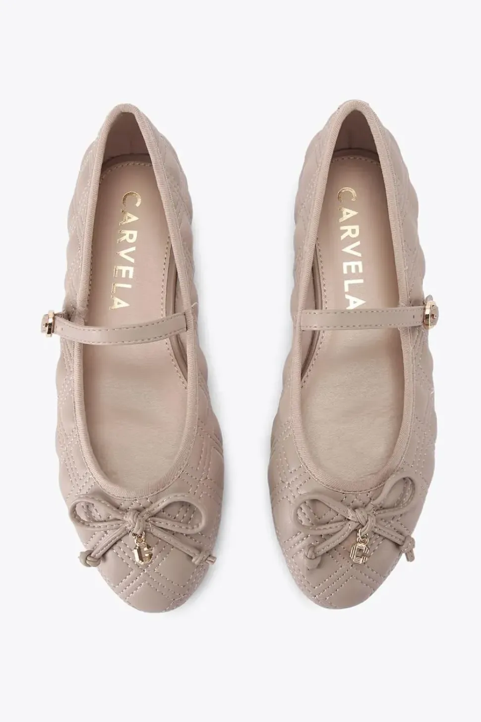 'Diamond Quilt Ballerina' Flats