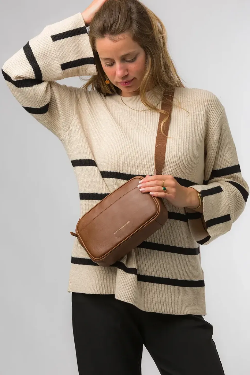 'Dion' Nappa Leather Cross Body Bag
