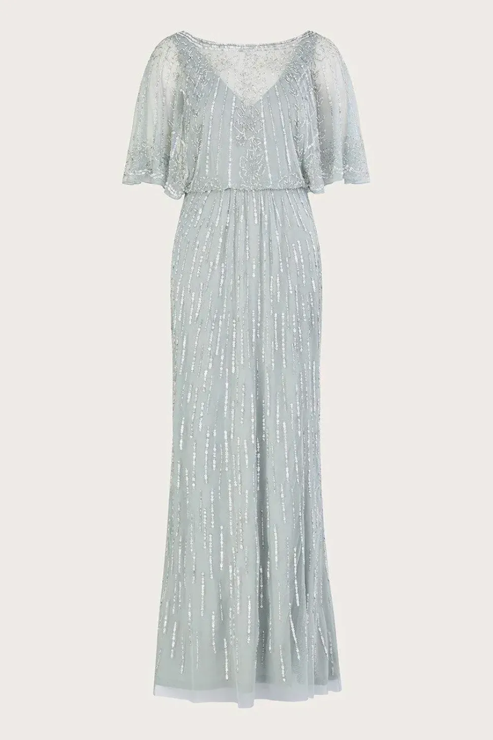 'Elizabeth' Embellished Maxi Dress