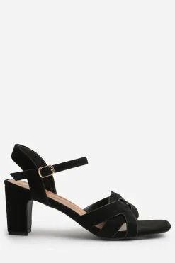 'Elspeth' Low Block Heel With Braided Detail
