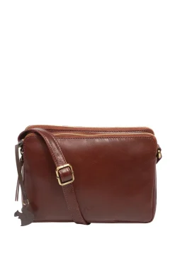 'Ember' Leather Cross Body Bag