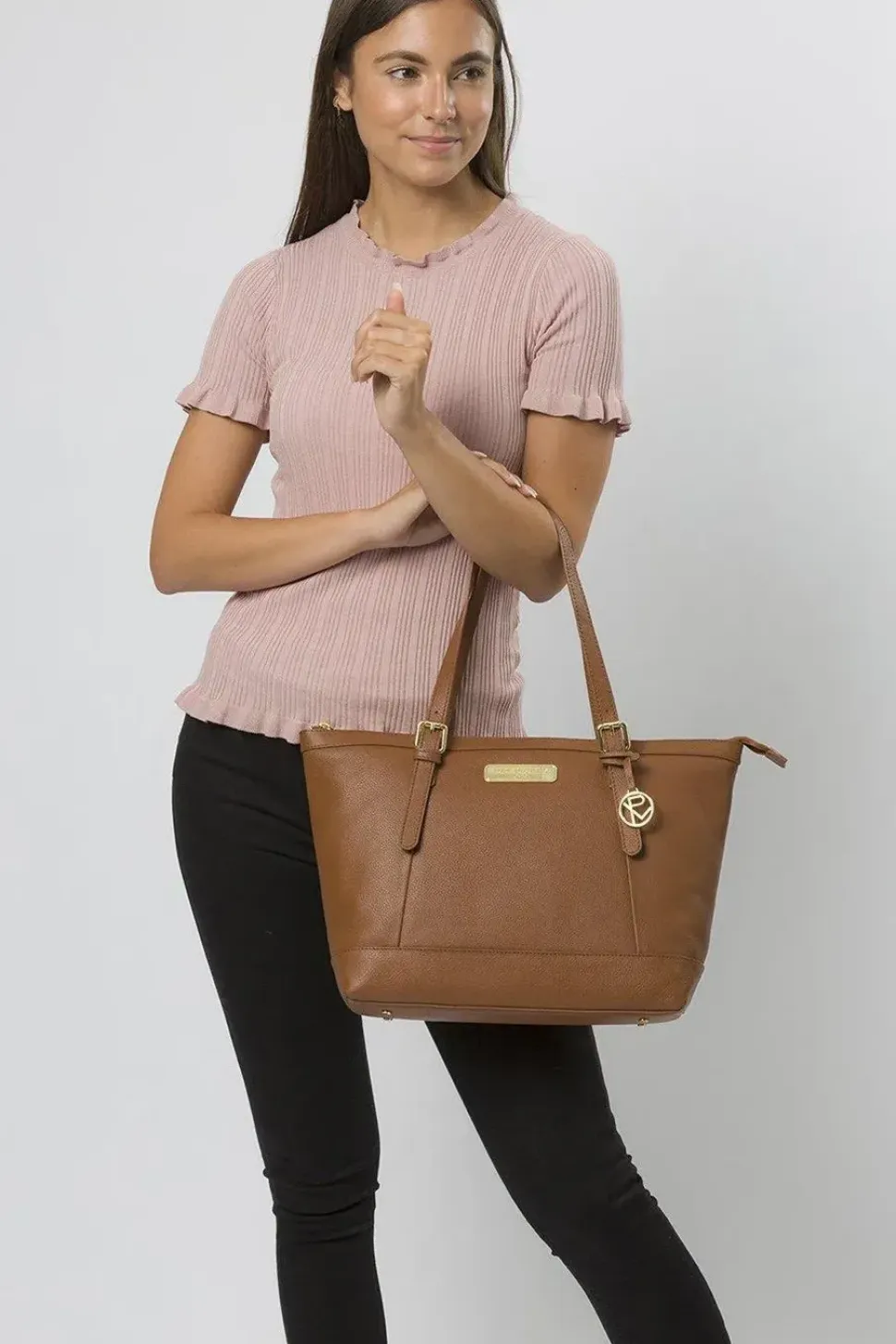 'Emily' Leather Tote Bag