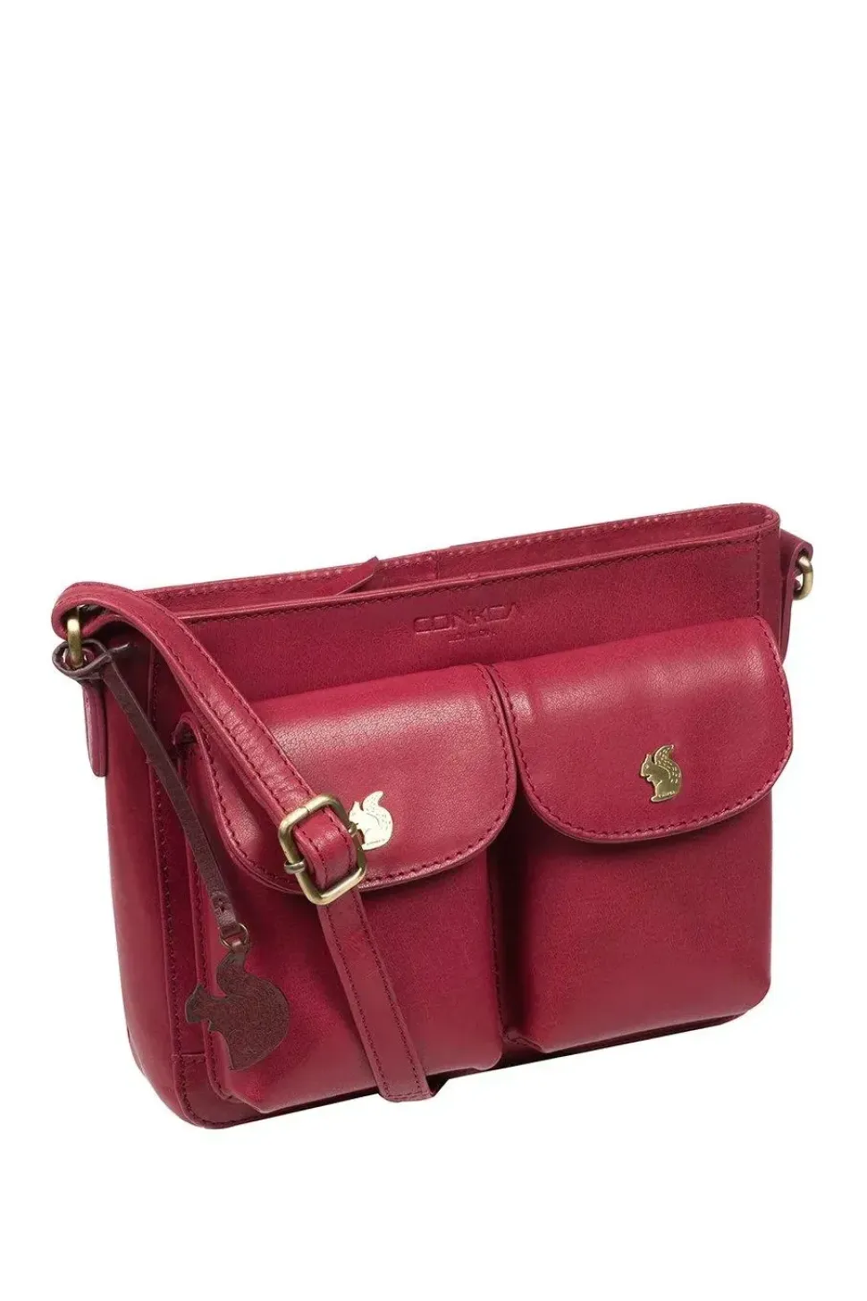 'Eski' Leather Cross Body Bag