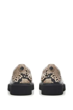 'Evelyn' Snake Print Brogues