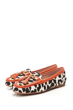 'Famina' Print Pony Loafers